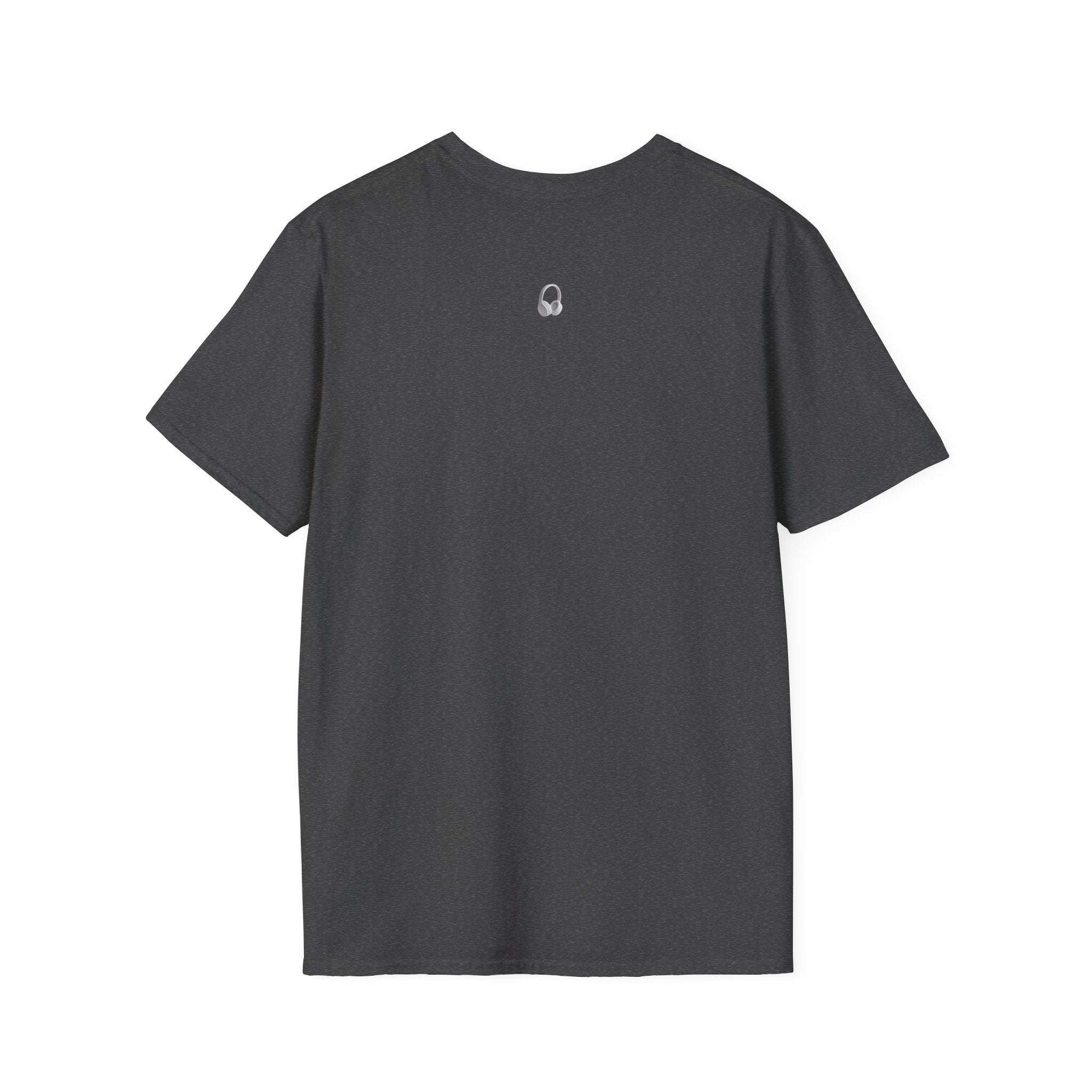 "DJ VAMP" 🎧Signature Logo Tee – Bold, Loud, and Made to Move - QR